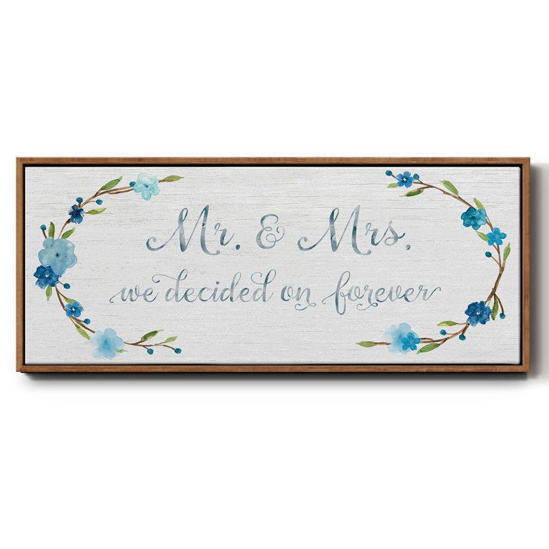 Forever - toile encadrée, H 12 po x l 30 po