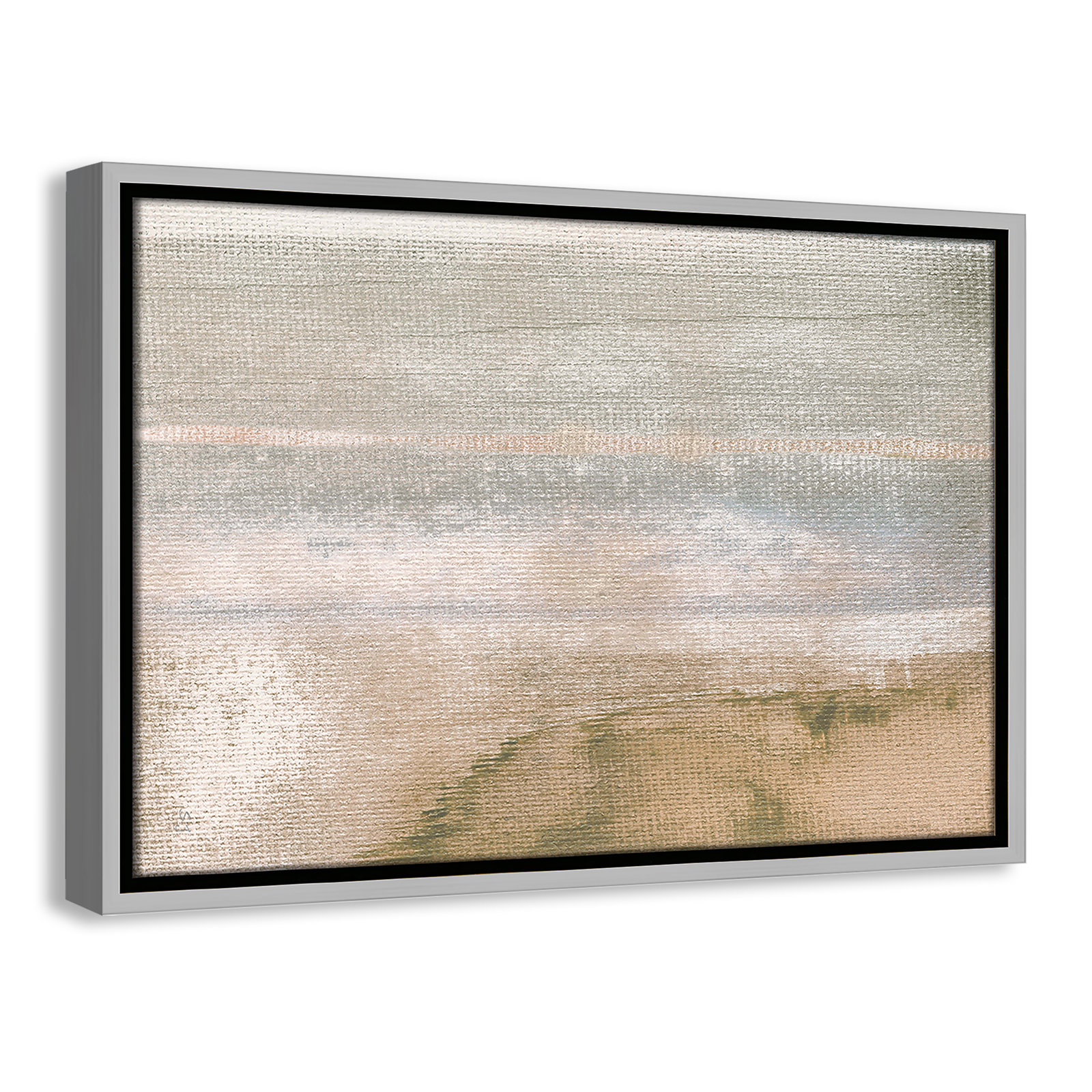 Dusk On Sand Lake II by Susan Jill, 19.5" W x 13.5" H, Silver