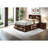 Espresso Finish Ek Bed W/Storage