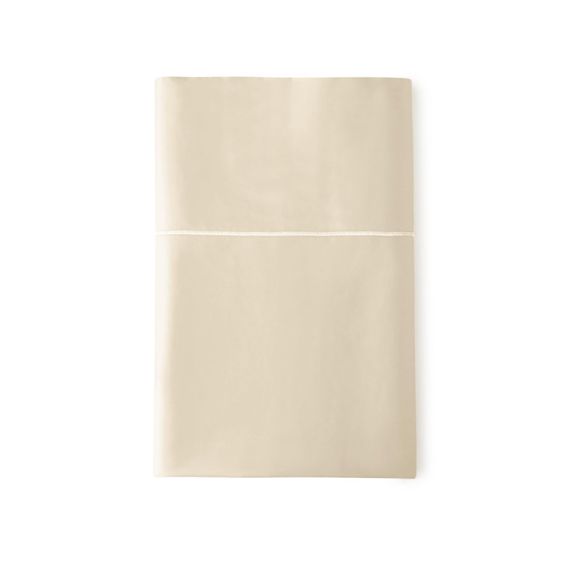 Whisper Organic Certified Organic King Flat Sheet Only - 100% Organic Cotton Sheets With Luxurious Soft And Breathable 300 Thread Count Sateen Weave Finish - Gots & Fairtrade Certified (King, Dune)