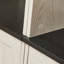 3-in-1 Combined Storage Cabinet with Barn Doors and Adjustable Shelves-1302330512