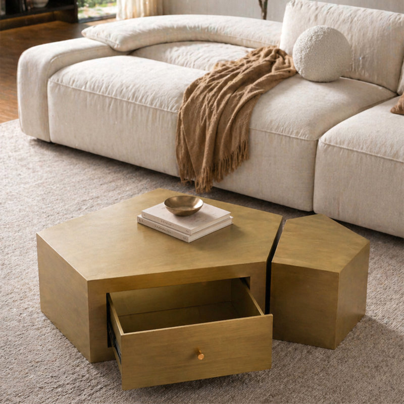 Ensemble de 2 tables gigognes Modern Modern