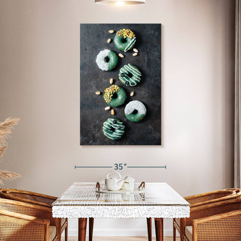 Yarlin Vegan Doughnuts, 48" H x 32" W