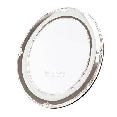 Landose Traditional Oval Plated Single Picture Frame Lacquer Coated