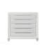 Commode finition perle blanche