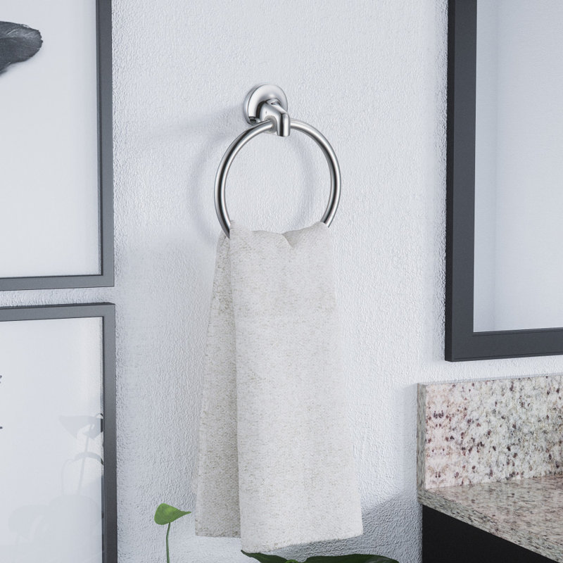 Design House Alta Bay Towel Ring, Brushed Nickel