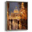 «Christmas Holiday Art DCCXV III», reproduction d'art encadrée - bois massif-867653604