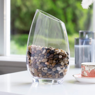 Vase de table en verre Ionela