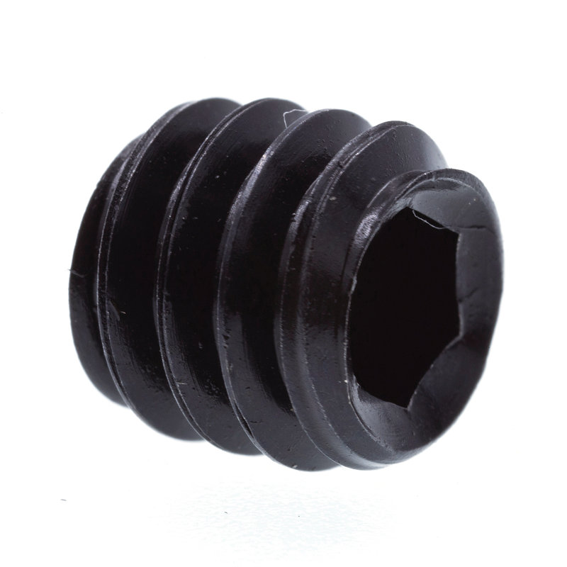 Socket Set Screws, Metric, M6-1.0 X 8MM, Black Oxide Coated Steel (10 Pack), 4.15" H x 2.9" W x 0.35" D, Black