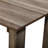 Classic Design Kitchen Table For Living Room With Foot Pads And Stable Legs Brown Pb Board + 25.4 Inches Width Dining Areas Support Wood Grain Style Material 55.1*25.4*35.6
