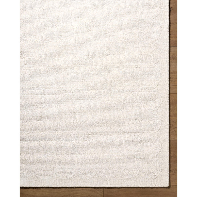 Long Island Handmade Rug, Ivory/Cream, Rectangle 8' x 10'