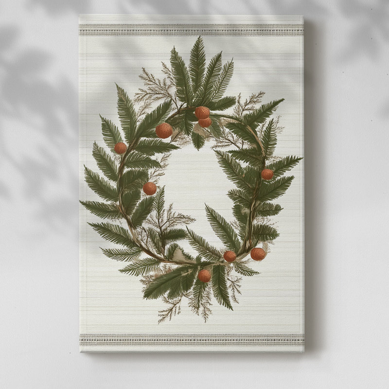 Art des Fêtes de Noël - Toile tendue avec châssis CCGXXII, H 24 po x l 16 po