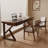 Tan Rectangular Solid Wood desks-107971813