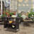 Breinne Rectangular Metal Outdoor Bar Table , 54.7'' in. W 18.1'' in. D