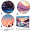 «Winter Mountain Pond Sunset Serenity - Winter Mountains», art mural-244378779-244378776
