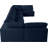 Burrows 197" Wide Linen Reversible Down Cushion Modular Corner Sectional-58627327