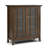 Bedford 39"W Solid Wood Transitional Medium Display Cabinet with Glass Doors and Adjustable Shelves-1567520161