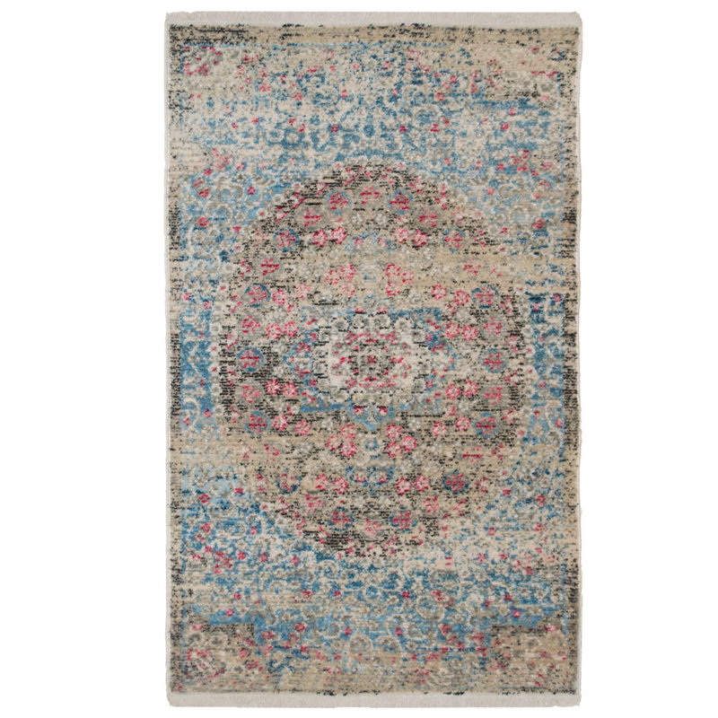 MACHINE MADE POLYESTER AREA RUGS  - Rectangle | Beige Blue Color, Classic Oriental Traditional  Design, Low Pile Machine Made Area Rugs
