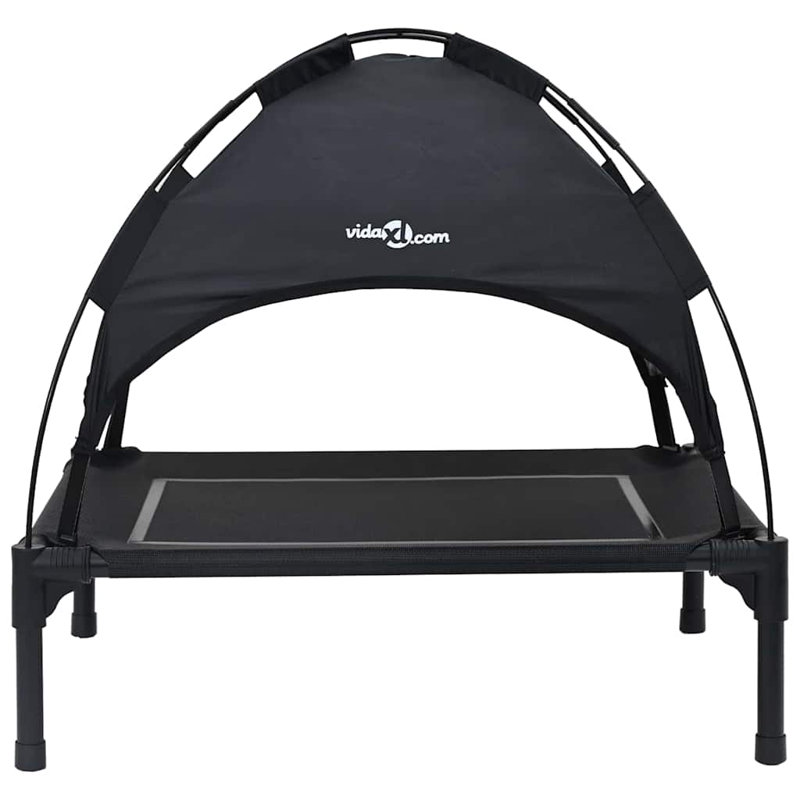 Oxford Fabric Pet Bed, 60cm H x 63cm W x 49.5cm D, Black