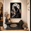 Toile noire d'Halloween sur un toit-202888325
