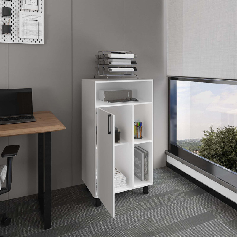 Armoire inférieure, 3 tablettes, 4 pieds