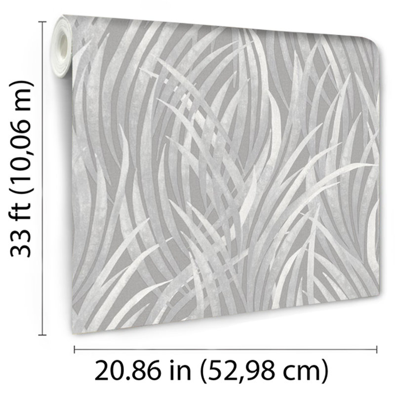 Papier peint Adelia, Gris