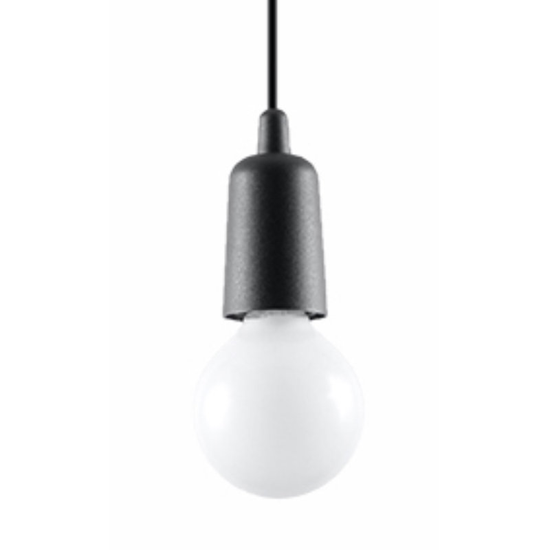 Borofsky 1 - Light White Pendant, Black