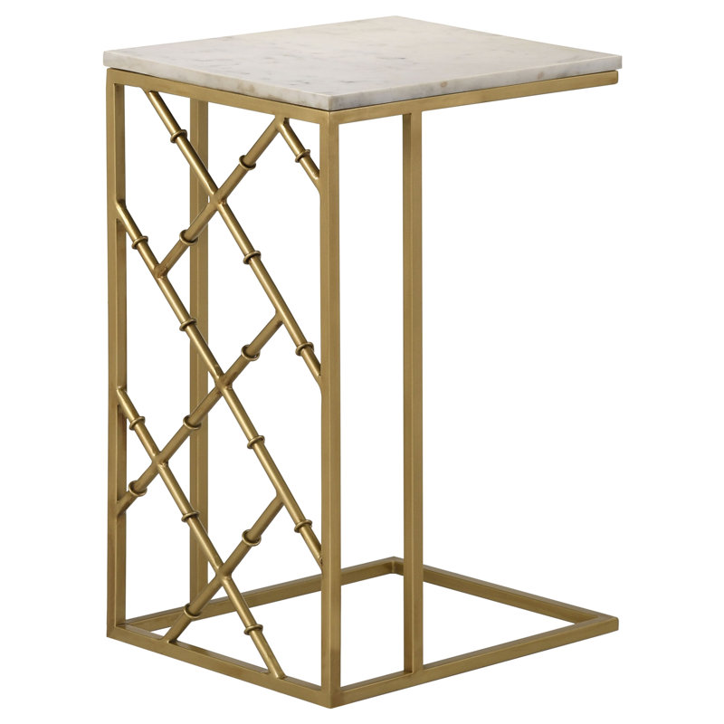 Table d'appoint Hedda, Or antique