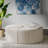 48" Living Room - Cream Fabric, Button , Thick , Space Saving, No Assembly Seat For 48", Required-695182037