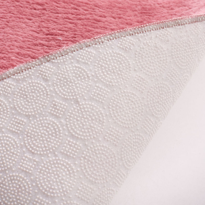 Tapis pour salle de bain Calliope, L 39 po x L 47 po, Fuchsia