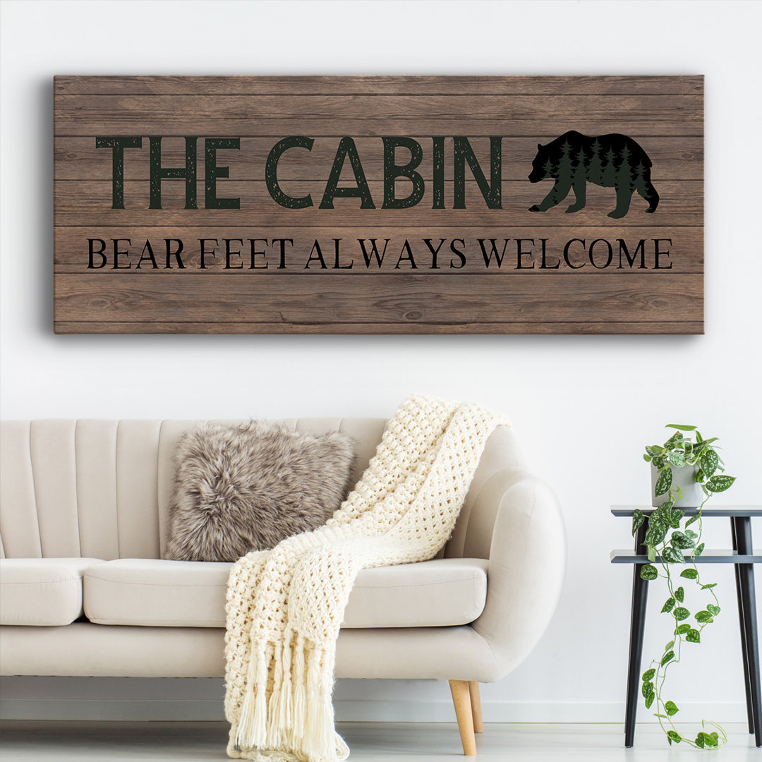 Bear Feet On Canvas Textual Art Loon Peak® 