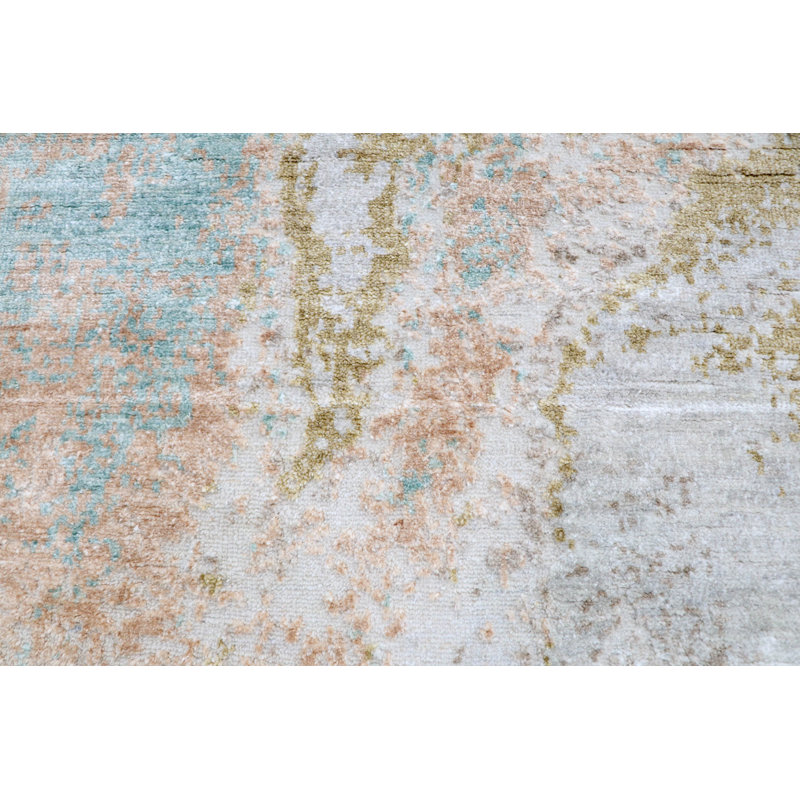 Tapis multicolore unique 6 pi x 8 pi 11 po