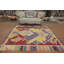 Tapis géométrique kilim carré 8 x 8