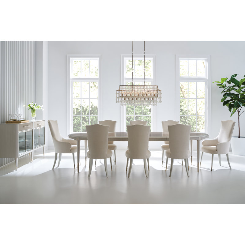 Oval Solid Wood Dining Table