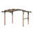 11 ft. x 8.8 ft. Aluminum Pergola with Canopy-88409405-70364580