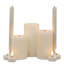Anjani Unscented Flameless Pillar Candle