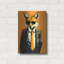 «Fox in a suit» par Andreas Magnusson, art mural en métal-1335781416