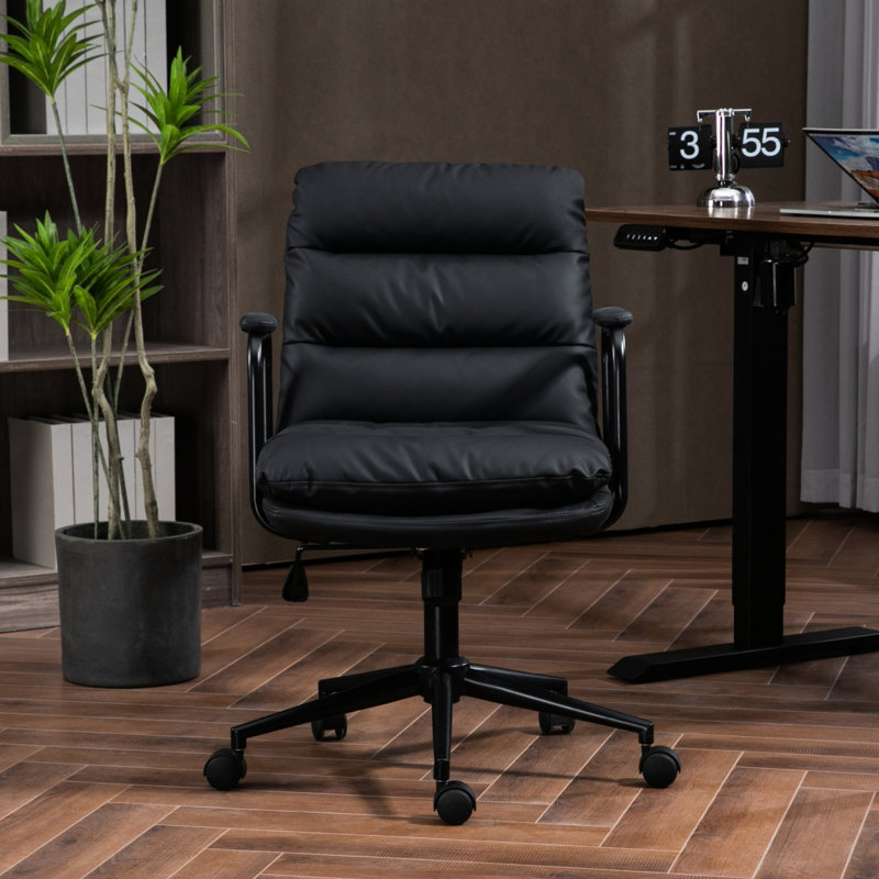 Fauteuil de bureau ergonomique en cuir Pu