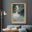 The Water Lily Pond, 1899 by Claude Monet - Single Picture Frame Painting on Canvas-86450729