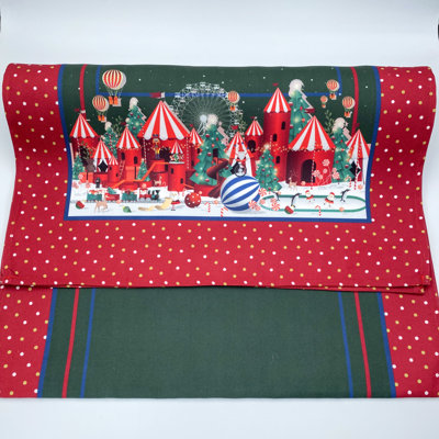 Abstract Christmas Dining Linen Set