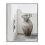 Flower Vase with Architecture White Framed Giclee Art by Incado-107872918-111766683