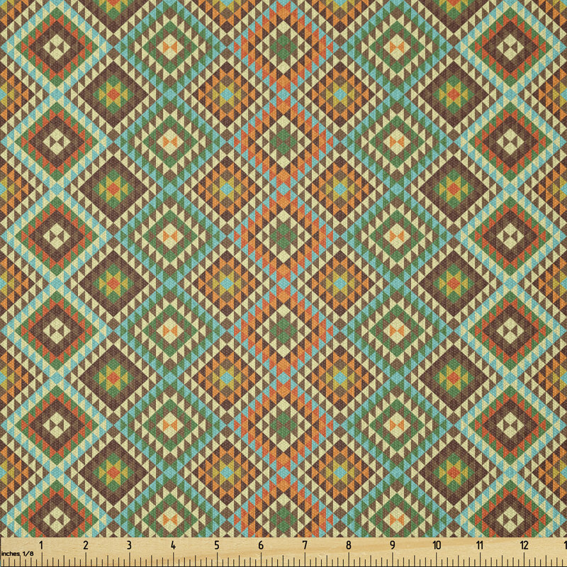Ciarna Accents Symmetric Triangles Multi-Purpose Fabric