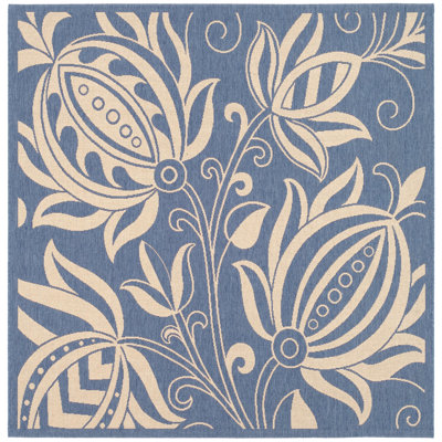 Clansy Performance Floral Indoor/Outdoor Area Rug
