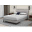 Lit tapissier avec 2 tables de chevet-948580198