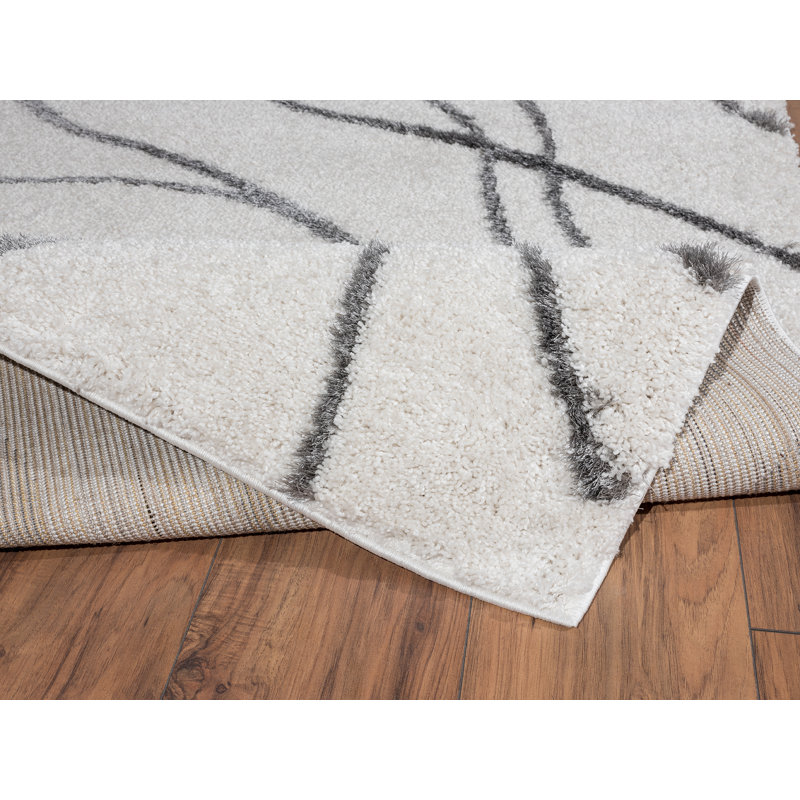 Zhenyu Abstract Indoor Rug, Rectangle 4' x 6'