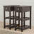 24" Tall End Table With Drawer and Shelves, Narrow Side Table for Small Space-706565003