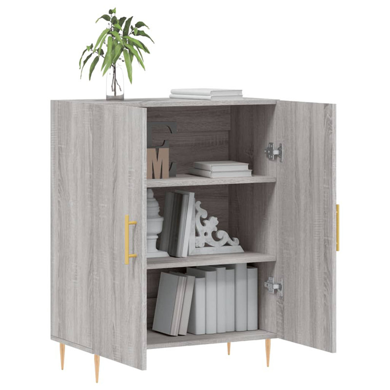 Mariacristina 2 - Door Rectangle Accent Cabinet, Grey Sonoma