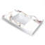 Comptoir de meuble-lavabo 36 po x 18 po avec lavabo rectangulaire intégré, veinure de marbre et fixation pour robinet à un trou