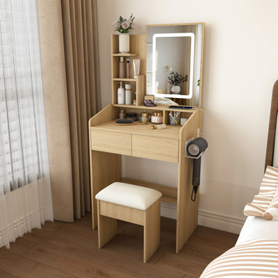 60 cm W Chest of 2 Drawers
