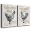 Farm Fresh Chicken - ensemble de 2 reproductions-702170481-702170482-702170485